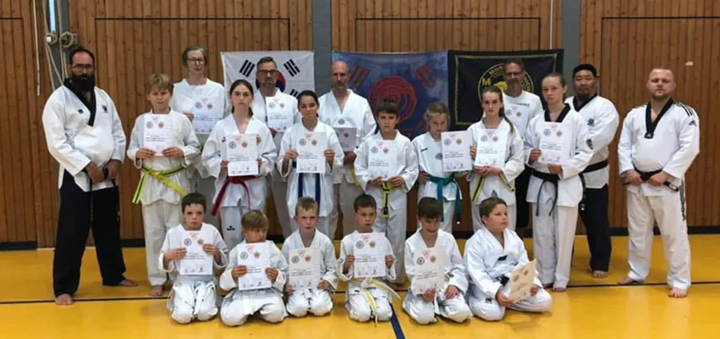 Budo Sechtem - Taekwondo Lehrgang am 3 September .2022 in Bornheim - Gruppenfoto
