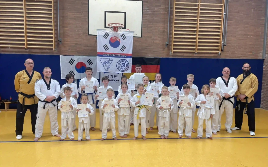 Erfolgreiche Taekwondo-Prüfung beim Budo Sechtem e.V.: Ein Meilenstein für den Verein