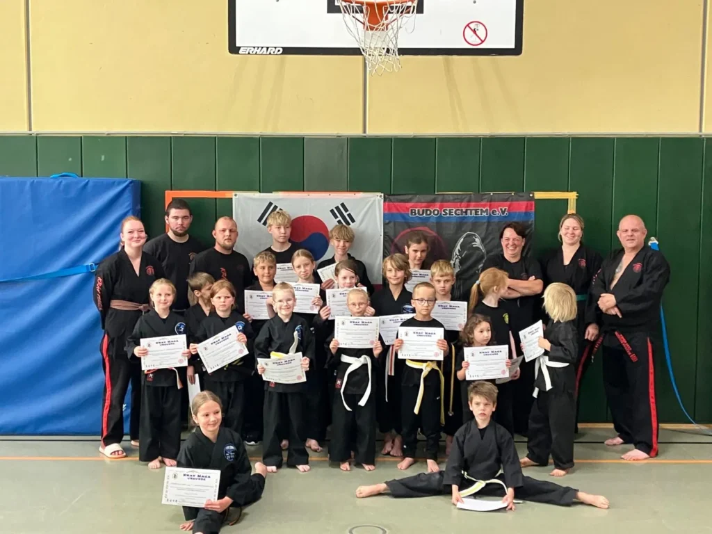 Budo-Sechtem-Bornheim-Krav Maga Prügung-Juli-2025-Gruppenfoto-Kinder