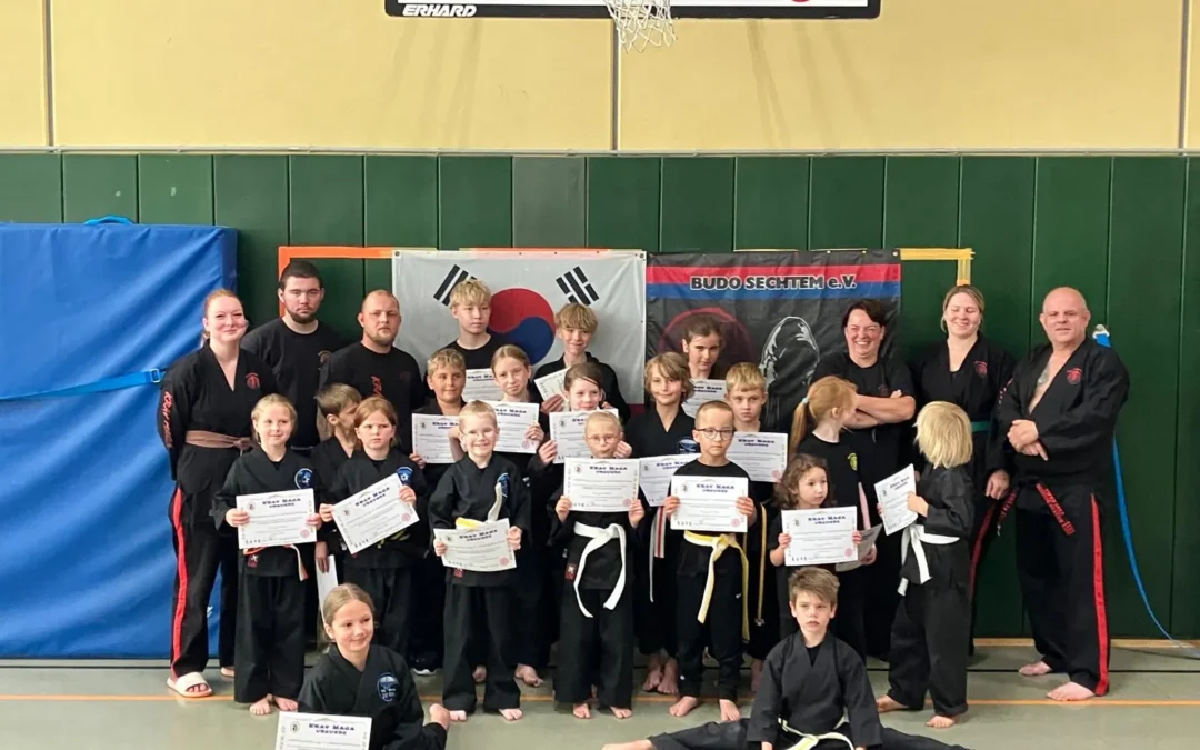 Bericht zur Krav Maga Prüfung der Kinder und Erwachsenen am 12.07.2025 beim Budo Sechtem e.V.