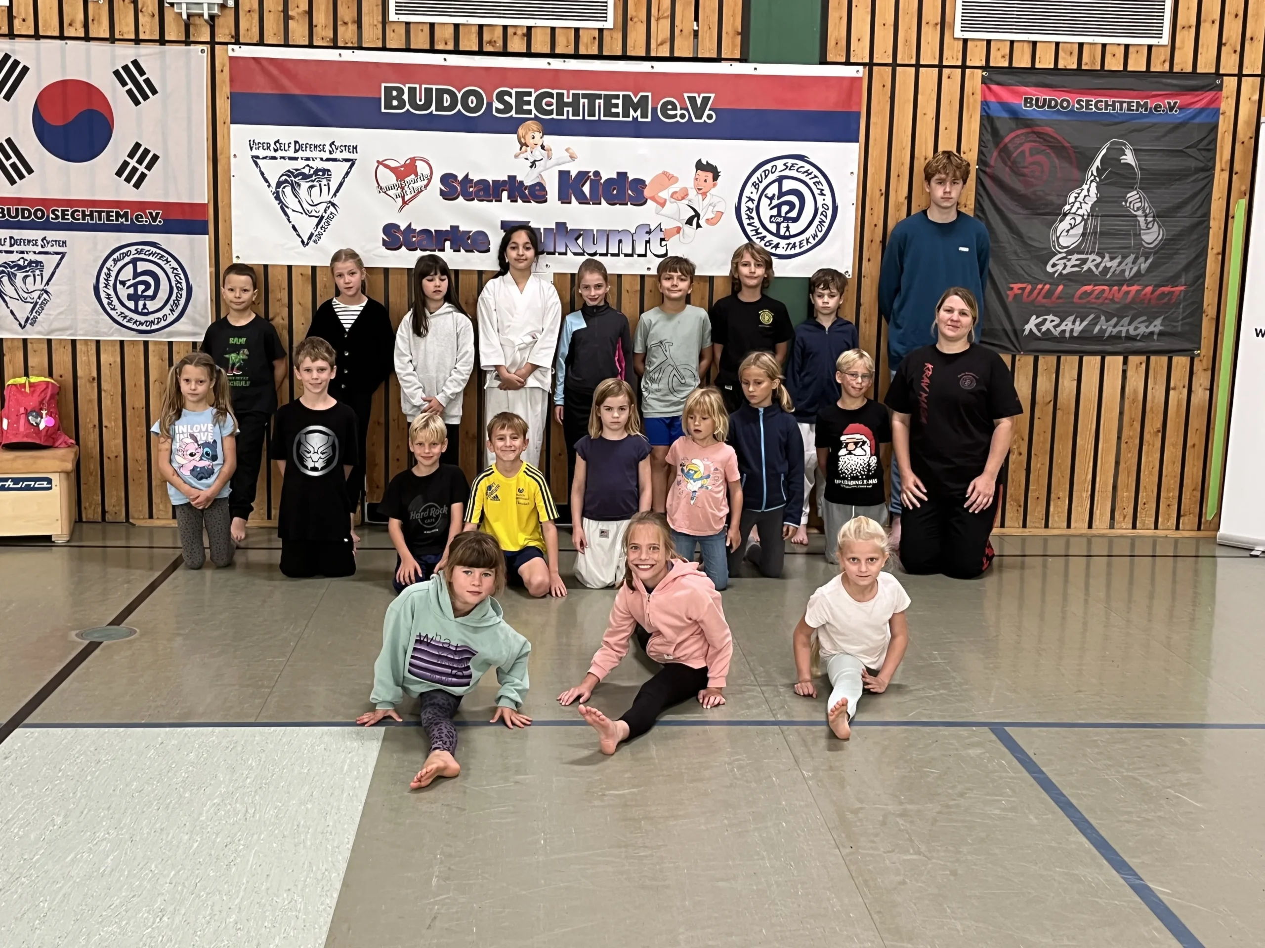 Budo-Sechtem-Bornheim-Lehrgang-Starke Kids Starke Zukunft-Krav Maga-September-2025-Gruppenfoto