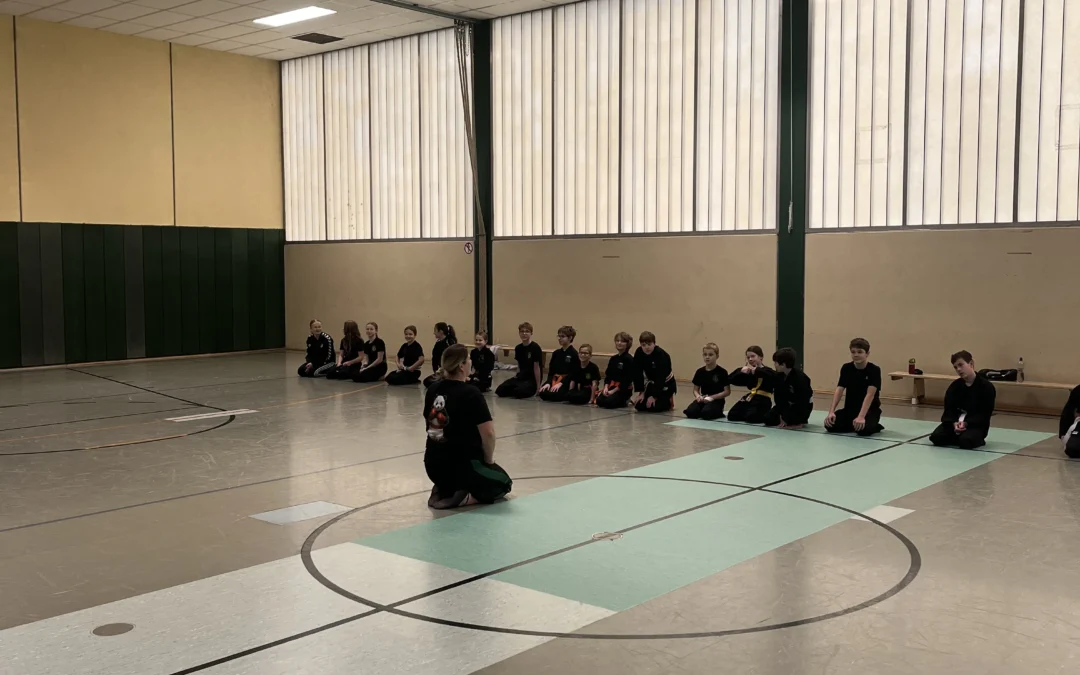 Prüfungsvorbereitungslehrgang der Krav Maga Kinder am 29.11.2025