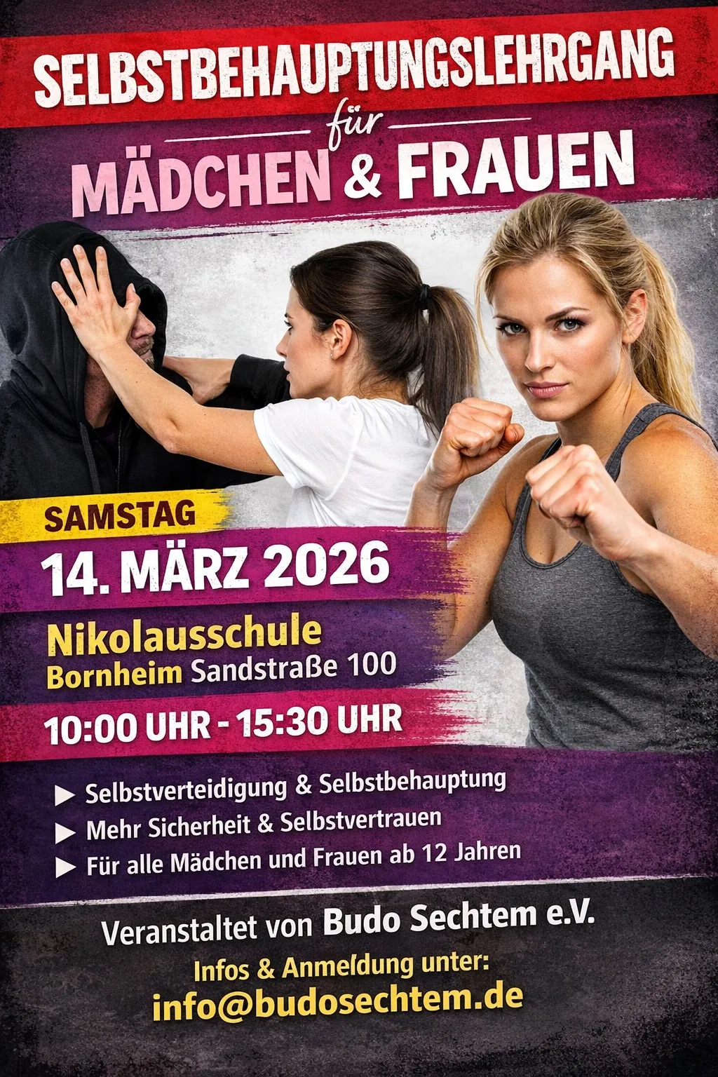Budo Sechtem-Bornheim-Lehrgang-März-2026-Selbstbehauptung-fuer-Maedchen-Frauen