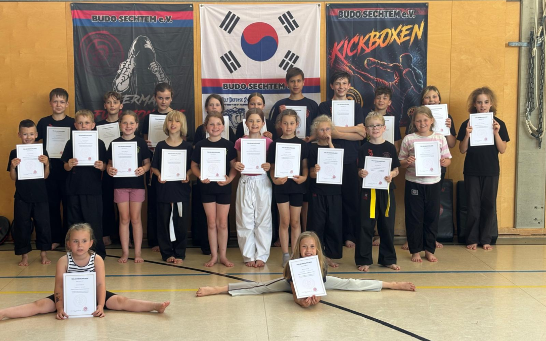 Prüfungsvorbereitungslehrgang Kinder- und Jugend Kickboxen sowie Krav Maga Kids Budo Sechtem e.V.